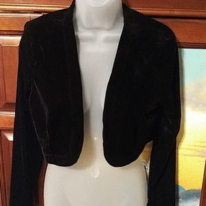 Velvet dress jacket